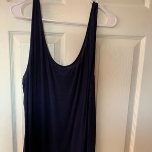 Very dark blue soft tank top